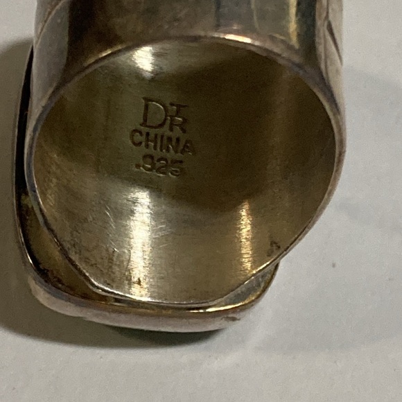 925 gaspeite Jay king ring - Picture 3 of 7